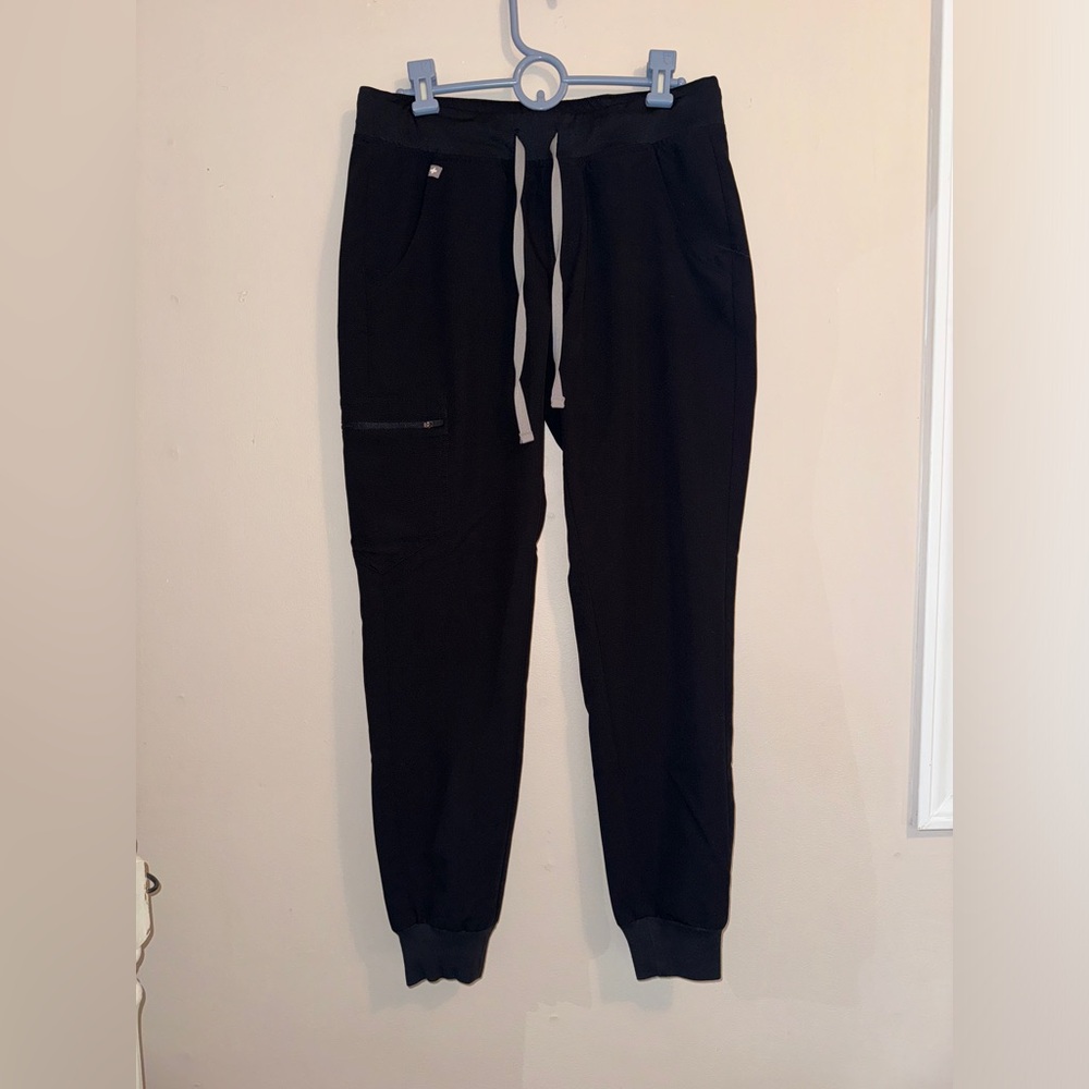 Figs Black Jogger Pants